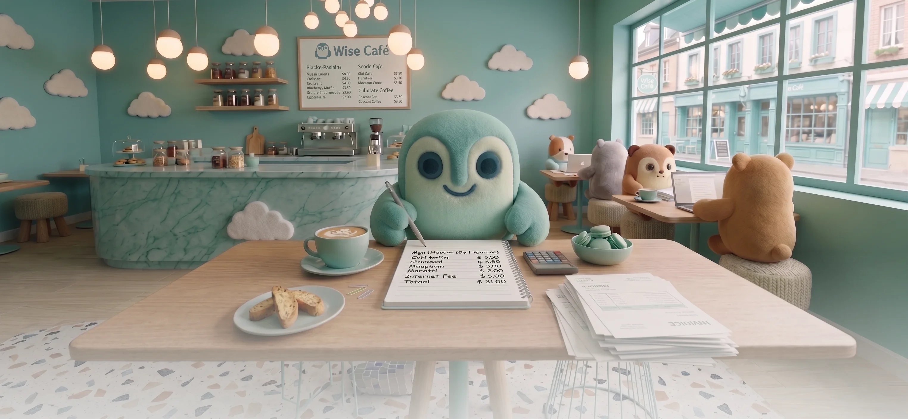 Wise, de mascotte van NettoWise