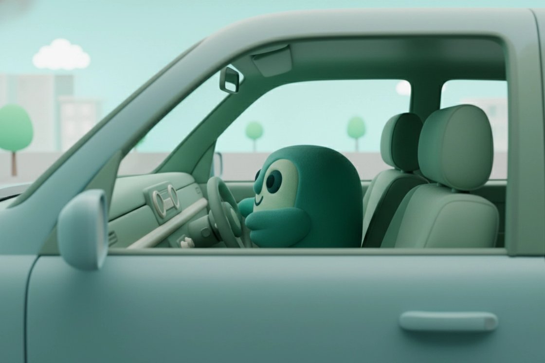 Wise de NettoWise uil in de auto