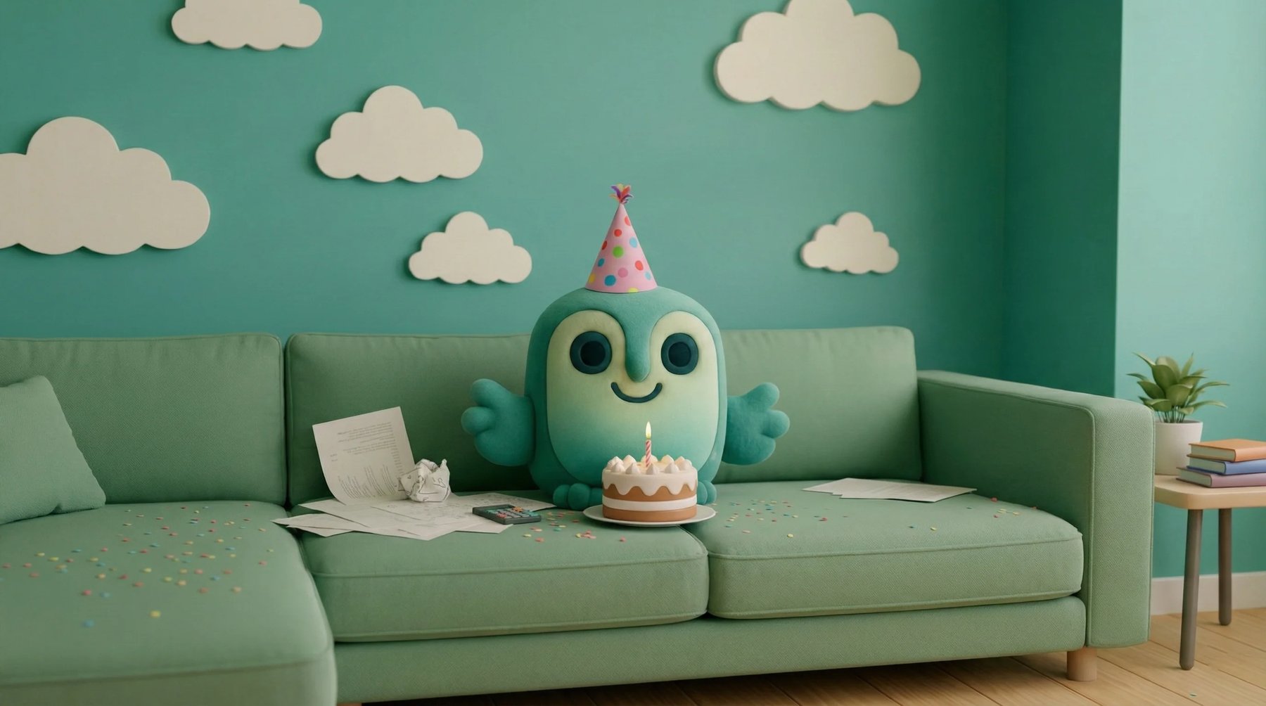 Wise de NettoWise uil wacht op de metro