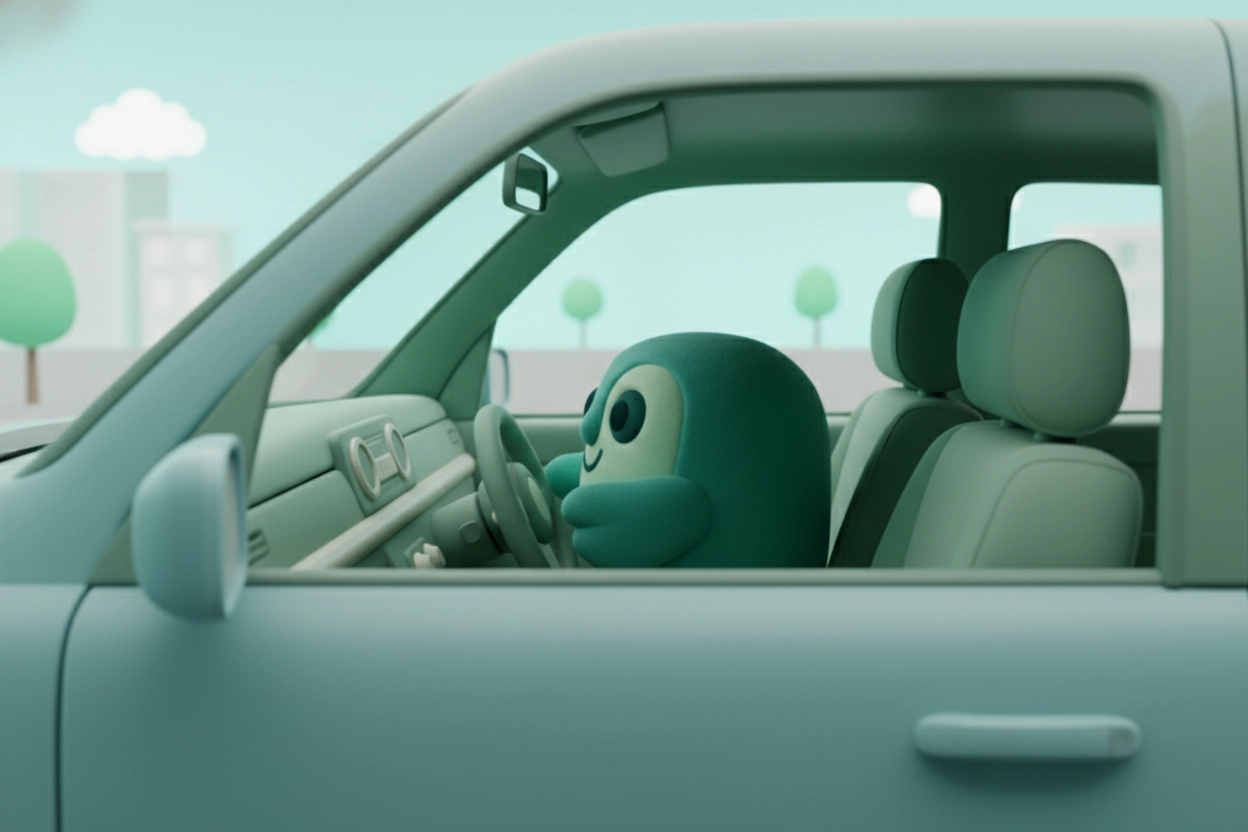 Wise de NettoWise uil in de auto